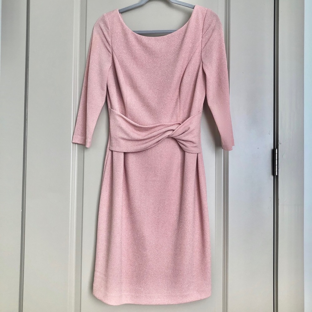Sparkly Blush Vince Camuto Cocktail Dress